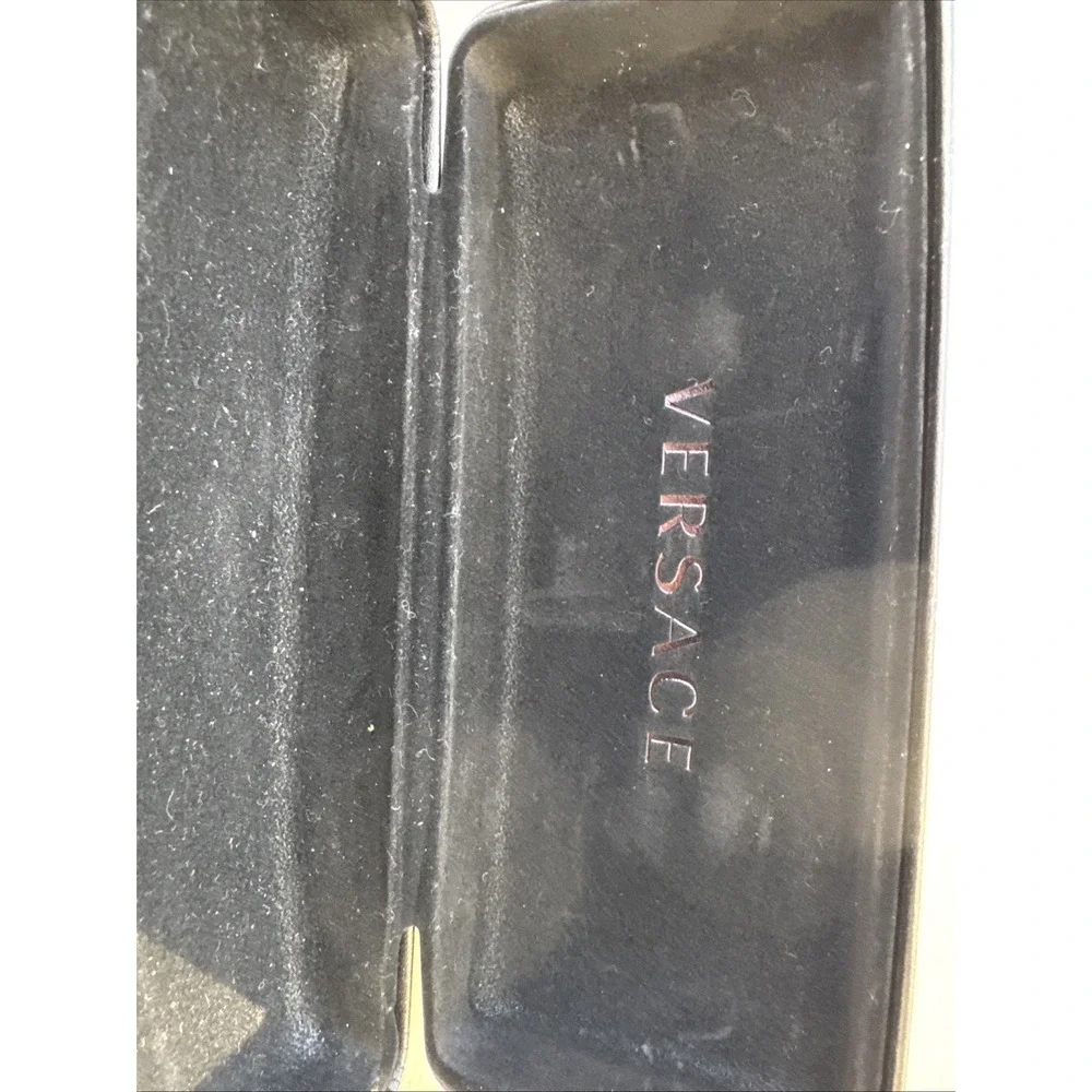 Versace Black Gold Authentic Sunglasses Eyeglasses Hard Shell Case Only